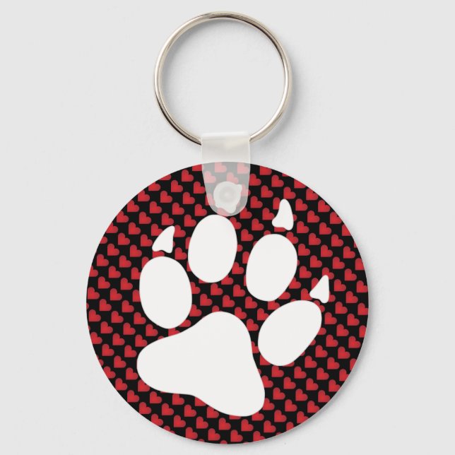 junger träumender Wolf Schlüsselanhänger Key Ring (Front)