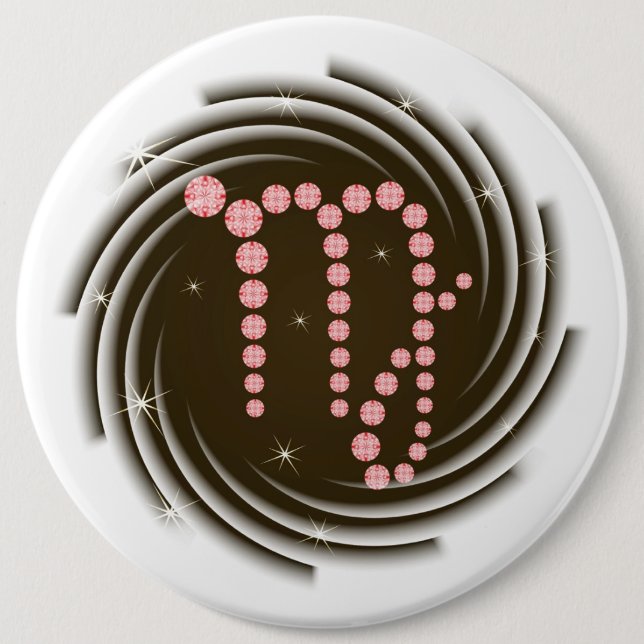 Jungfrau 23. August bis 23. September Buttons (Front)