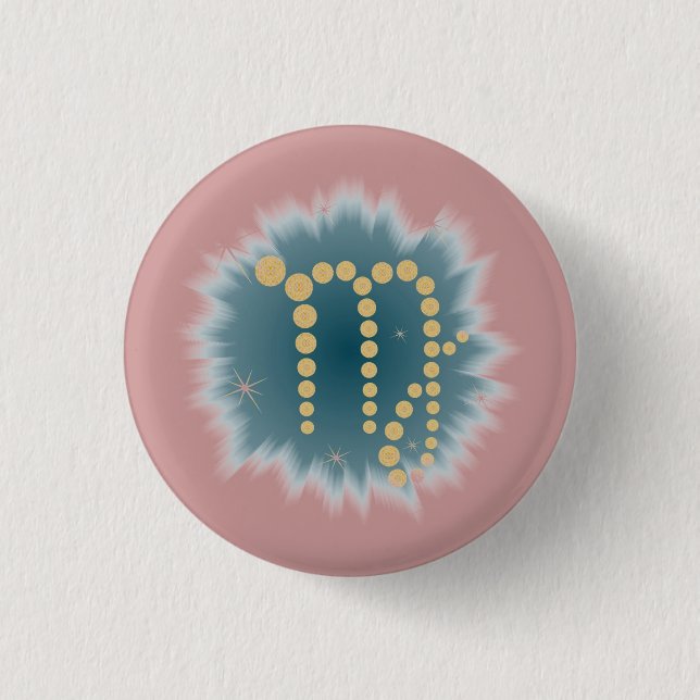 Jungfrau 23. August bis 23. September Buttons (Front)