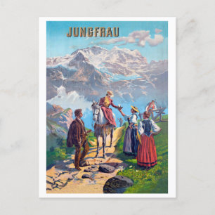 Jungfrau, Mountains Road, Switzerland Postcard