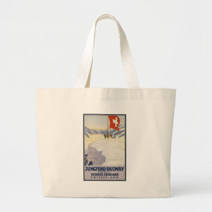 Jungfrau-Railway Bernese oberland Large Tote Bag