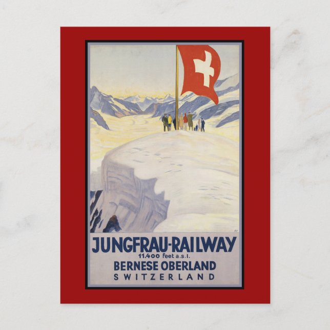 Jungfrau-Railway Bernese oberland Postcard (Front)