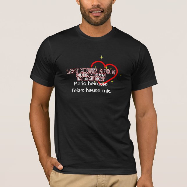 Junggesellen Abschied T-Shirt (Front)