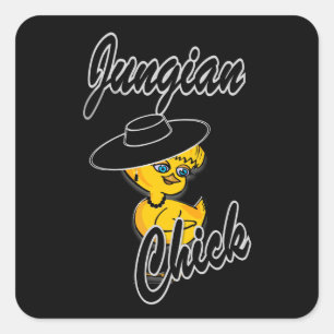 Jungian Chick #4 Square Sticker