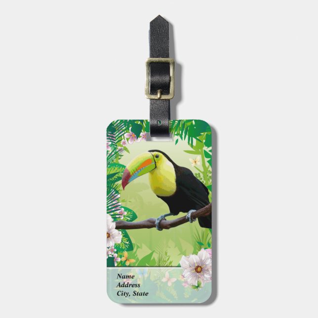 Jungle 2 Luggage Tag (Front Vertical)
