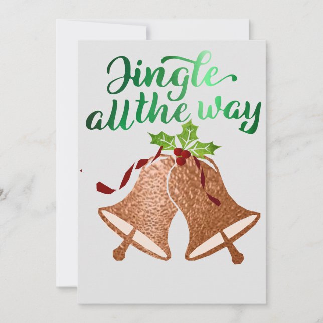 Jungle all the Way! Holiday Card (Front)