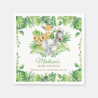 Jungle Animal Safari Greenery Neutral Baby Shower