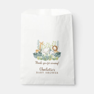 Jungle Animals Baby Shower Favour Bags
