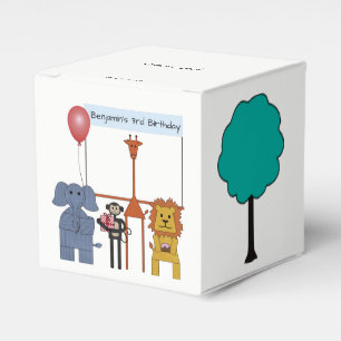 Jungle Animals Birthday Party Favour Box