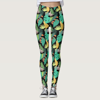 Jungle animals leggings