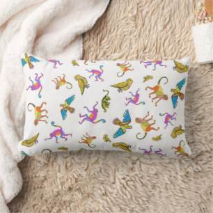 Jungle Animals Lumbar Pillow