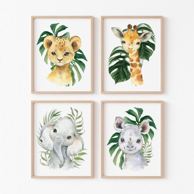 Jungle Animals, Safari Animals, Palm Leaves (Creator Uploaded)