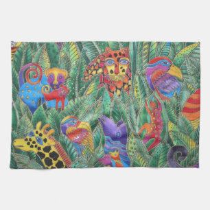JUNGLE ANIMALS TEA TOWEL