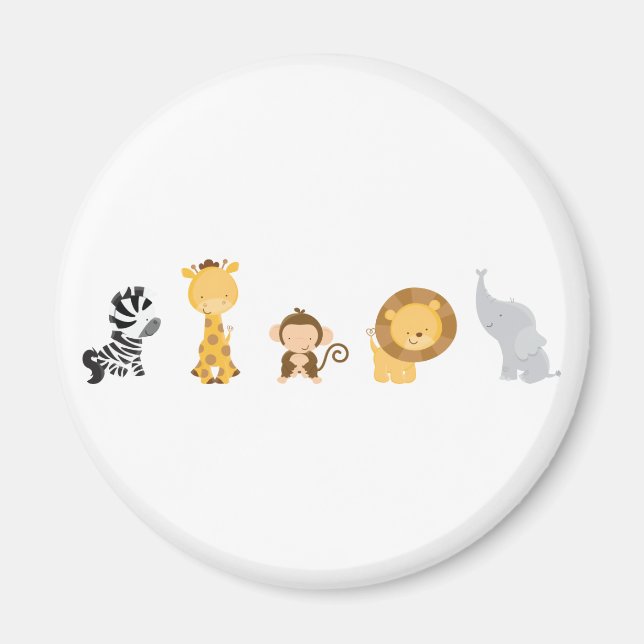 Jungle Babies Magnet (Front)