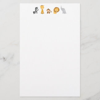 Jungle Babies Stationery