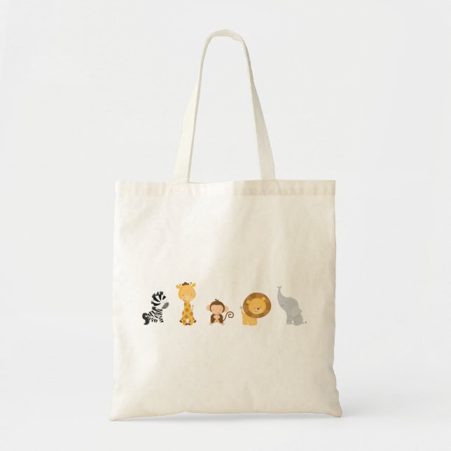Jungle Babies Tote Bag (Front)