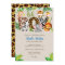 Jungle Baby Shower Invitation - Boy Baby Shower