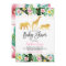 Jungle Baby Shower Invitation Tropical Baby Shower