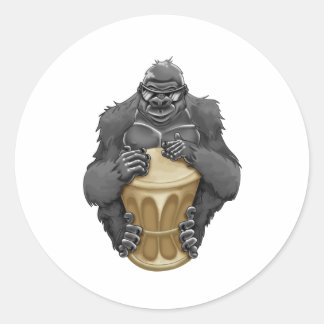 Jungle Beat Classic Round Sticker