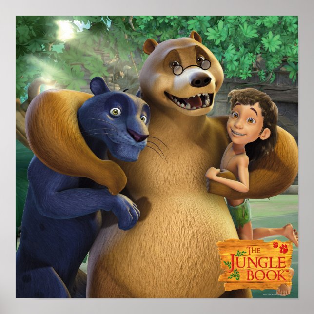 Jungle Book Group Shot 1 2 Poster (Front)