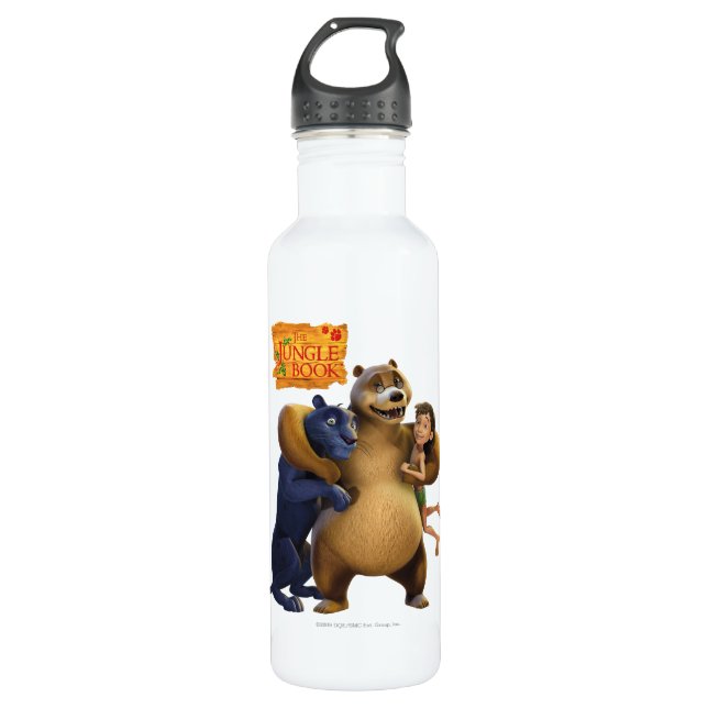 Jungle Book Group Shot 1 710 Ml Water Bottle (Front)
