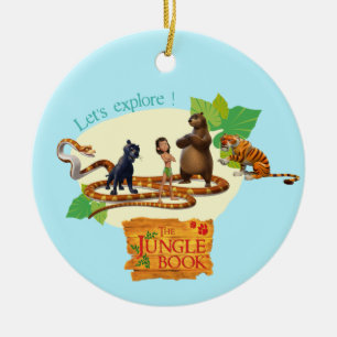 Jungle Book Group Shot 4 Ceramic Tree Decoration