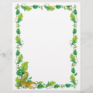 Jungle Border Stationery
