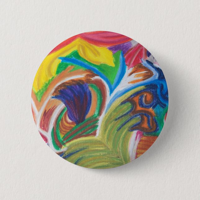 Jungle Cat 6 Cm Round Badge (Front)