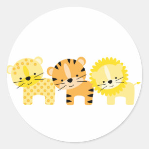 Jungle Cat Envelope Seals