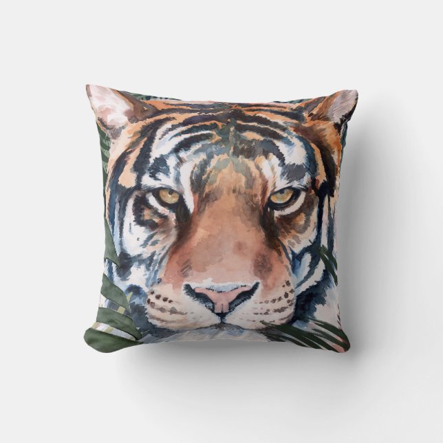 Jungle Cat - Tiger Cushion (Front)