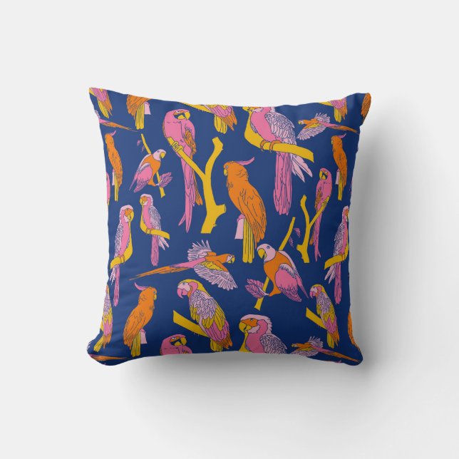 Jungle Chatter Cushion (Front)