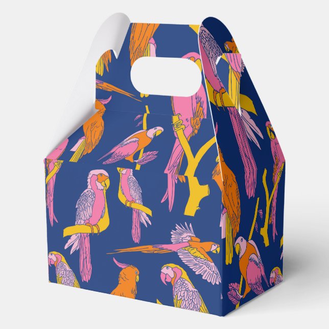 Jungle Chatter  Favour Box (Back)