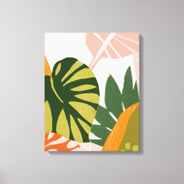 Jungle Collage I Canvas Print (Front)