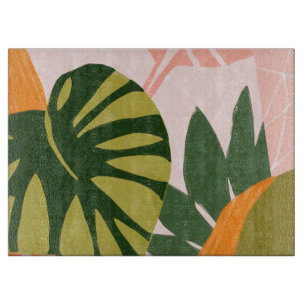 Jungle Collage I Cutting Board