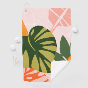 Jungle Collage I Golf Towel