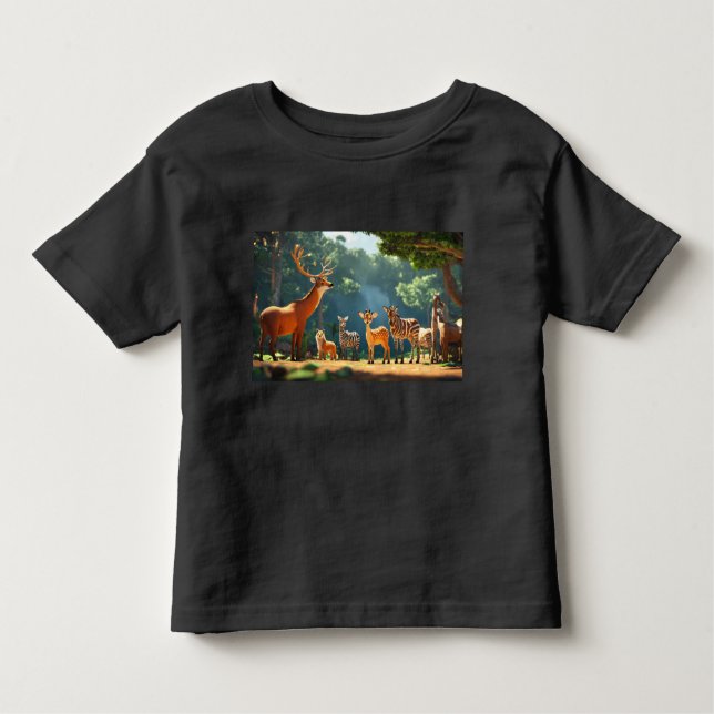 Jungle Council: Voices of the Wild Toddler T-Shirt (Front)