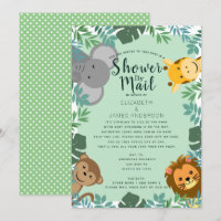 Jungle Critters Baby Shower by Mail