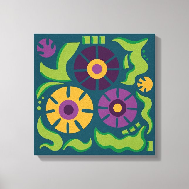 Jungle Daisy Canvas Print (Front)