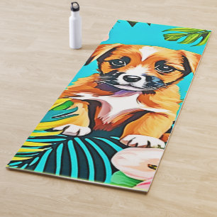 Jungle Dog Art Yoga Mat