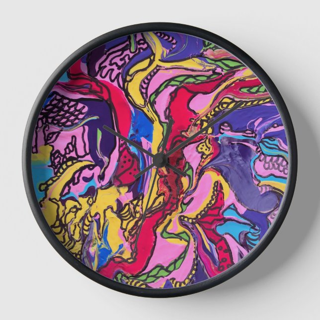 ‘Jungle Fever’ Design Clock (Front)