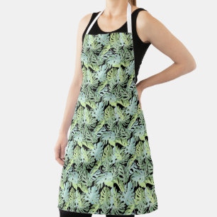 Jungle Floral Pattern Apron