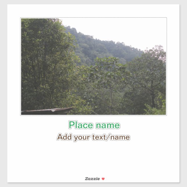 Jungle forest trees moutain travel add place name  (Sheet)