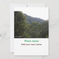 Jungle forest trees moutain travel add place name 