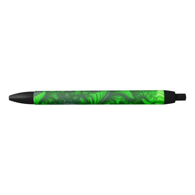 Jungle fractal black ink pen (Front)