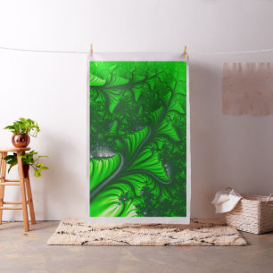 Jungle fractal fabric