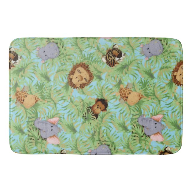 Jungle Friends Bath Mat (Front)
