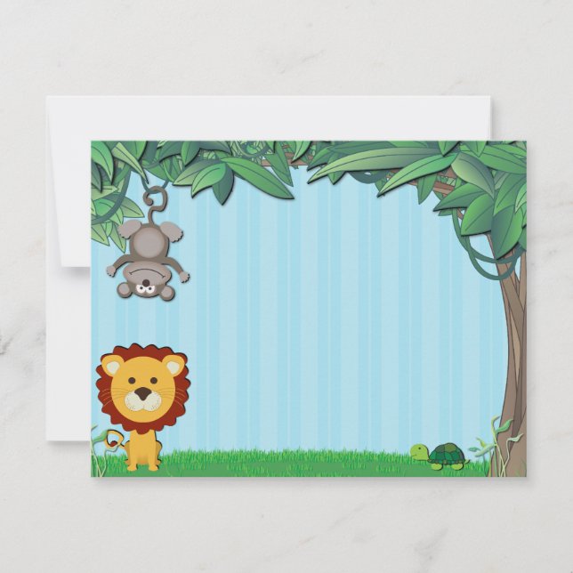 Jungle Friends Note Cards (Front)