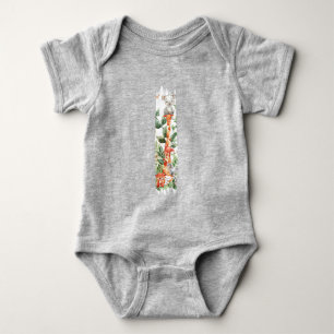 Jungle Friends Tower Brushstroke Paint Baby Bodysuit