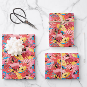 Jungle Frogs Wrapping Paper Sheet