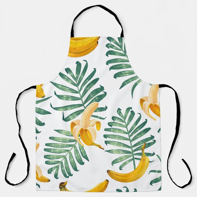 Jungle Fruits: Vibrant Vintage Apron (Front)